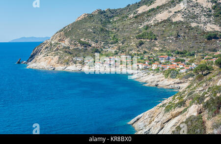 Chiessi in Elba Island, Tuscany Italy. Stock Photo