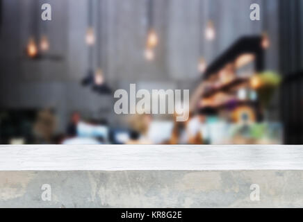 Concrete tabletop with blurred background Stock Photo