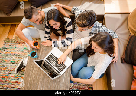 Friends studying Stock Photo