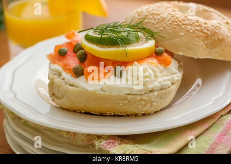 Nova Scotia salmon also called Nova lox Stock Photo - Alamy