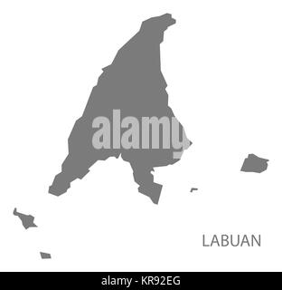 Vector map of Malaysia country Stock Photo - Alamy