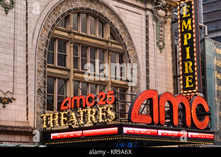 AMC 25 Empire Times Square movie theater Stock Photo - Alamy