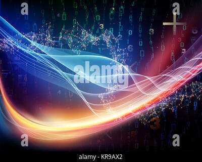 Quickening of Wave Stock Photo