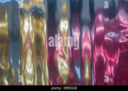 Abstract red and blue aluminum wrinkled foil background texture reflecting  red and blue light Stock Photo - Alamy