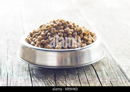 Dried food for dogs or cats. Stock Photo