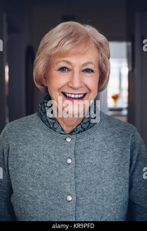 Portrait of a Senior Woman Stock Photo