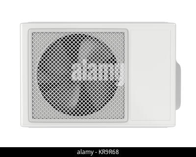 Outdoor unit of split system air conditioner Stock Photo