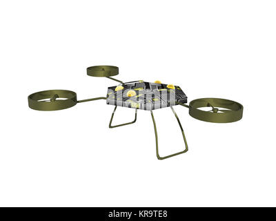 Drone unmanned aerial object cleared Stock Photo
