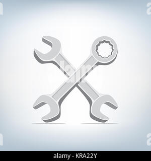 spanner and wrench icon