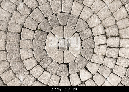 Tiled stone "pancake". Paving tile texture based on 3D-rendered image Stock Photo