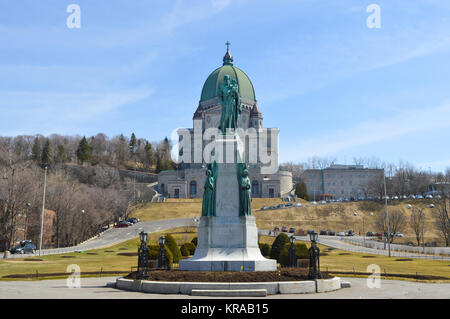 Saint Joseph's Oratory of Mount Royal located in Montreal is Canada's largest church Stock Photo