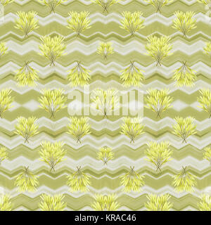 Nature Geometric Collage Seamless Pattern Stock Photo