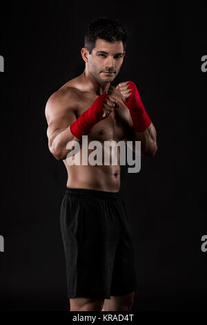 Man Practicing Body Combat Stock Photo Alamy