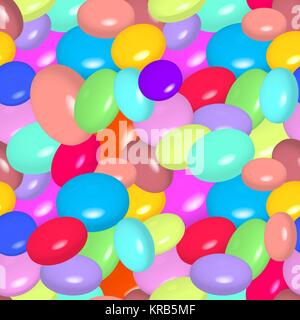 pattern with colorful candies Stock Vector