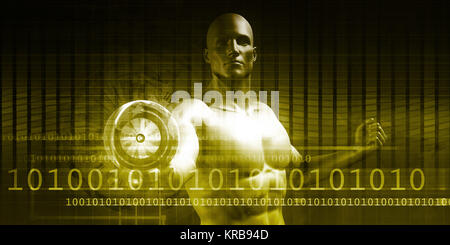 Empowered By Technology Stock Photo
