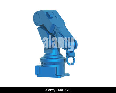 industrial robot released for assembly Stock Photo