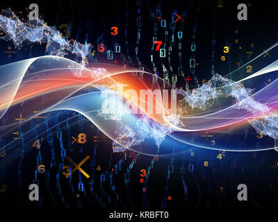 Quickening of Wave Stock Photo