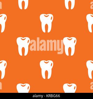 Tooth pattern seamless Stock Vector