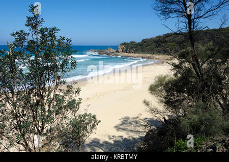 Piccaninny Beach, Potato Point, New South Wales, Australia Stock Photo