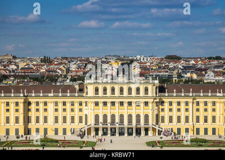 cityscape vienna schonbrunn palace Stock Photo