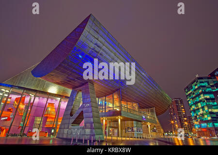 The Lowry theatre at Salford Quays, Salford, Greater Manchester. Stock Photo