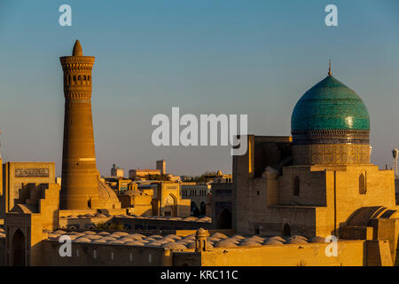 The Skyline Of The Historic Centre Of Bukhara, Uzbekistan Stock Photo