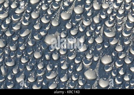 Shiny Water Droplets Stock Photo