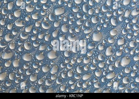 Shiny Water Droplets Stock Photo