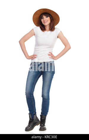 White shirt hotsell jeans and boots