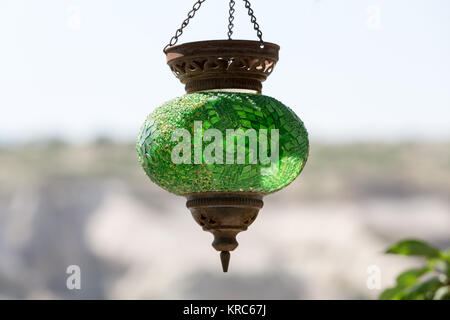 Traditional turkish lamp. Stock Photo