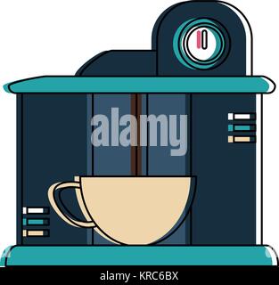 Vector Espresso Machine concept colored icon or symbol Stock Vector ...