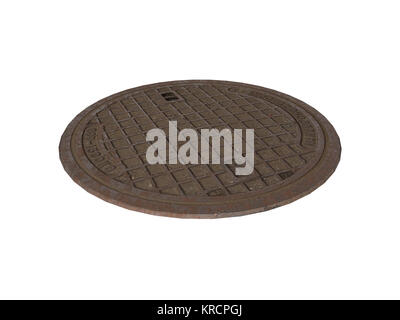 manhole cover released Stock Photo