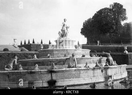 Fountain in the grounds of Versailles, France Stock Photo