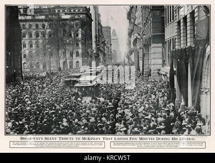 MCKINLEY, 5 MIN. SILENCE Stock Photo