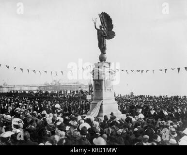 Edward VII Memorial unveiling at Brighton and Hove Stock Photo