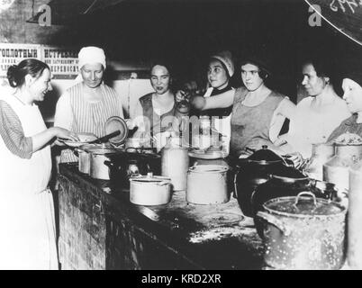 Russian Communal Kitchen Stock Photo