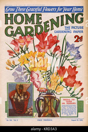 Home Gardening magazine, August 1932 Stock Photo