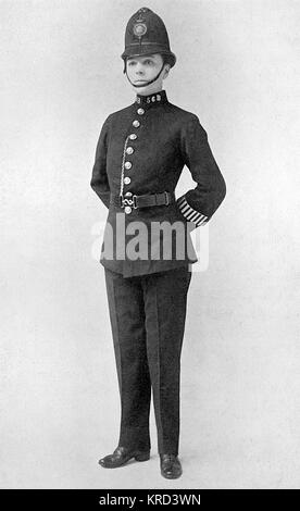 Vesta Tilley as a policeman Stock Photo