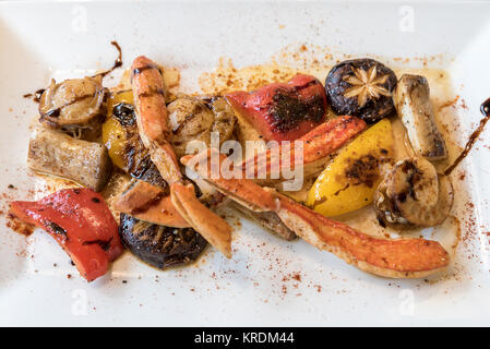 grilled taraba japanese king crab Stock Photo