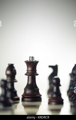 Risk Anticipation Concept, Chess Game Stock Photo