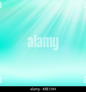 Light blue sky or water blur Stock Vector