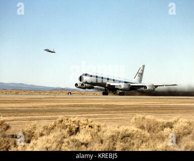 Convair 990 take off EC92-12221-2 Stock Photo