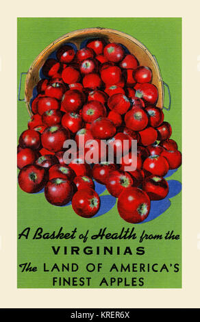 Virginia's Finest Apples Stock Photo