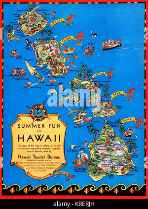 Summer Fun in Hawaii Stock Photo