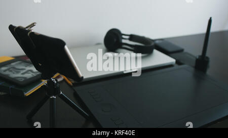 Modern Desktop Stock Photo