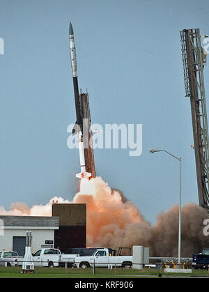 Black-Brant-9 IRVE-2 launch Stock Photo - Alamy
