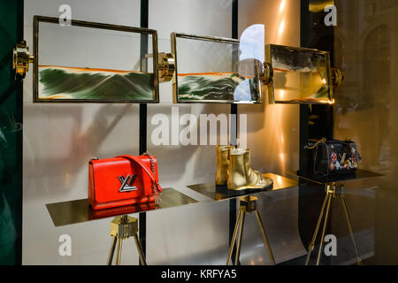 Milan, Italy - September 24, 2017: Fendi Store In Milan. Fashion