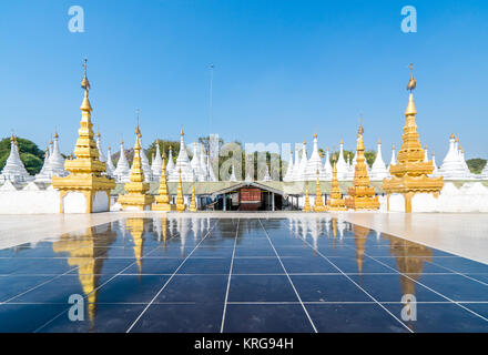 Mandalay, Myanmar - Sandamuni Pagoda in Mandalay, Myanmar Stock Photo