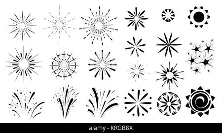 different types of fireworks Stock Vector Image & Art - Alamy