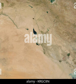 Iraq, satellite image Stock Photo - Alamy